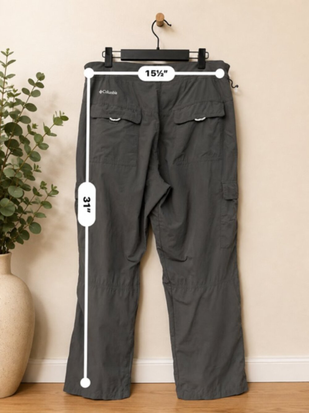 Columbia Omni-Shield Advanced Repellency Convertible Cargo Pants – Men’s 36x30 –